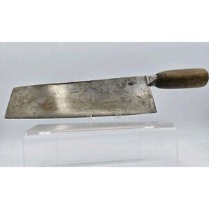 VINTAGE Traditional Chinese Carbon Steal Vegetable/ Kitchen Cleaver